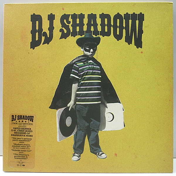 レコードメイン画像：良好!! 2LP DJ SHADOW The Outsider ('06 Island) w/ Q-Tip, E-40, KASABIAN, STATELESS参加