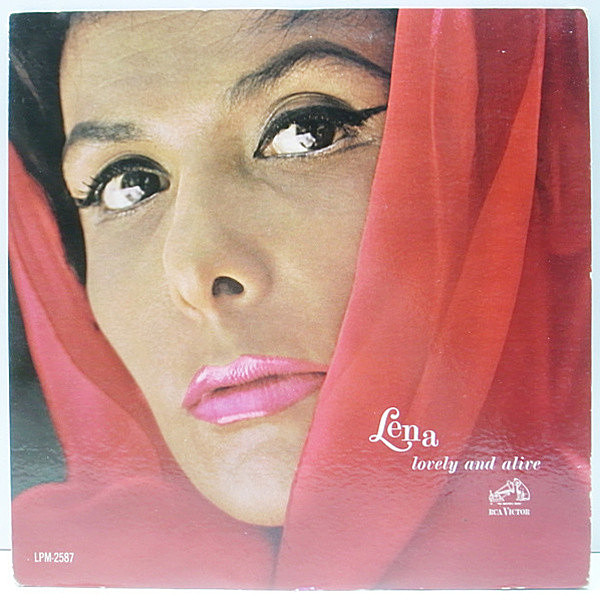 レコードメイン画像：MONO 初回ニッパー 銀文字 深溝 USオリジナル LENA HORNE Lovely And Alive ('62 RCA) Marty Paich楽団との共演 レナ・ホーン モノラル LP