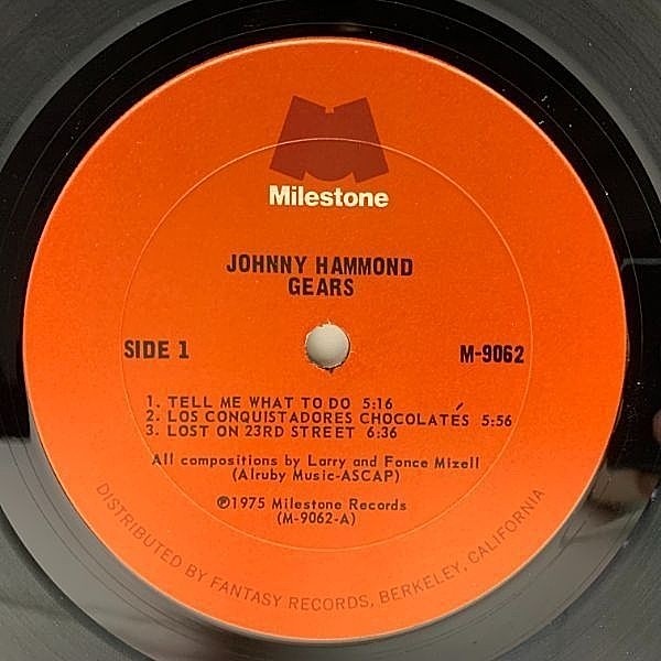 仏LP Johnny Hammond Gears MX9062 MILESTONE /00260 HAMMOND,JOHNNY - Gears - Amazon.com Music