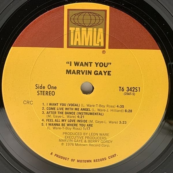 MARVIN GAYE / I Want You (LP) / Tamla | WAXPEND RECORDS