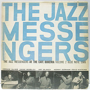 レコード画像：JAZZ MESSENGERS / At The Cafe Bohemia Volume 2