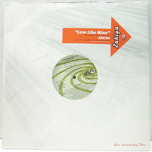 レコードメイン画像：プロモ 2LP【人気R&B CHERYL LYNN／Got To Be Real 使い】'96年 12インチ ZAKIYA／Love Like Mine