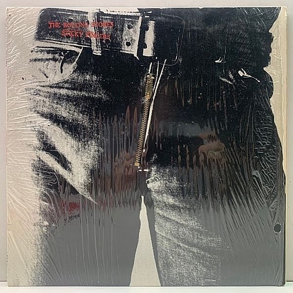 レコードメイン画像：激レア w/シュリンク 極美ジャケ 初版BROADWAY USオリジナル ROLLING STONES Sticky Fingers (COC 59100) Andy Warhol 特殊 Zipper Cover