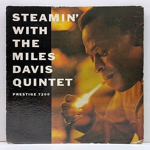 レコードメイン画像：USオリジナル MONO 1st NJ 深溝 RVG刻印 MILES DAVIS Steamin' (Prestige 7200) w/ John Coltrane, Red Garland, Paul Chambers