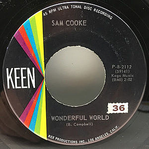 レコード画像：SAM COOKE / Wonderful World / Along The Navajo Trail