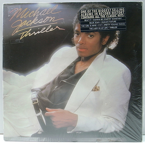 レコードメイン画像：激レア【シールド未開封】USオリジナル MICHAEL JACKSON Thriller ('82 Epic) マイケル・ジャクソン／スリラー 名盤 LP 入手難!!