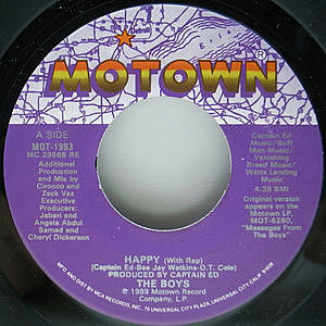 レコード画像：BOYS / Happy (With Rap)