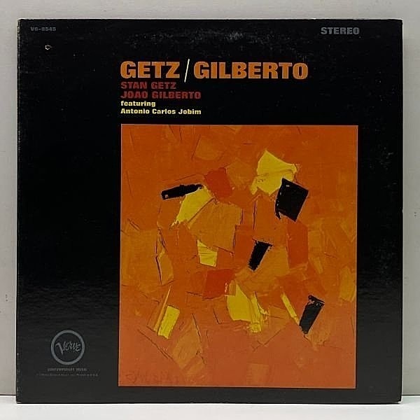 レコードメイン画像：レアな極美盤!! USオリジナル STAN GETZ JOAO GILBERTO feat. ANTONIO CARLOS JOBIM ('64 Verve) GFゲートフォールド 米 初回プレス LP