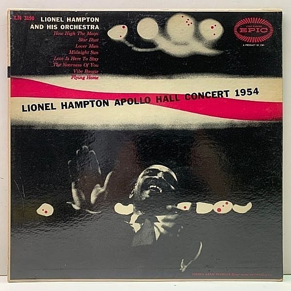 レコードメイン画像：【十八番のStar Dustほか、最高のライヴ】良好!! MONO 初版ストロボ 深溝 USオリジナル LIONEL HAMPTON Apollo Hall Concert 1954
