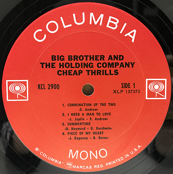 BIG BROTHER & THE HOLDING CO. / JANIS JOPLIN / Cheap Thrills