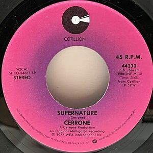 レコード画像：CERRONE / Supernature / Sweet Drums