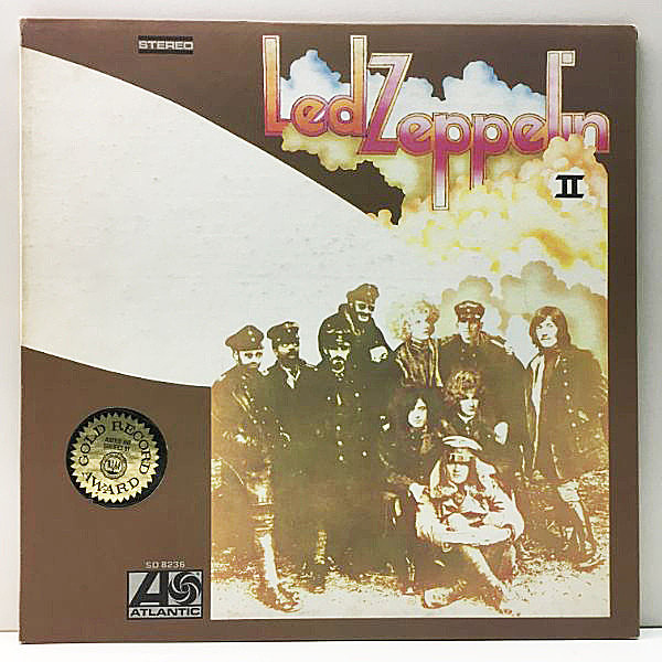 レコードメイン画像：美ジャケ!美再生! 1841BROADWAYアドレス USオリジナル LED ZEPPELIN II ('69 Atlantic SD 8236) CTH刻印 インディアナ州Terre Hauteプレス