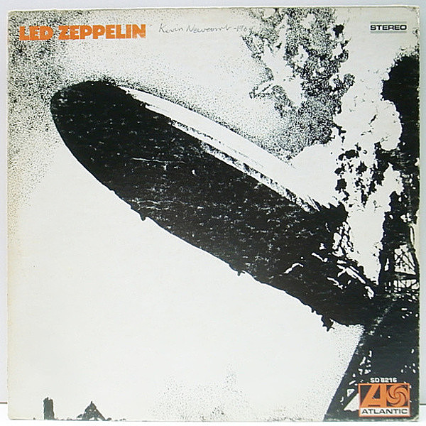 レコードメイン画像：レアな美盤!!《手書きマトA-1》USオリジナル LED ZEPPELIN I ('69 Atlantic) デビュー／1st 米国 BROADWAY 初回プレス LP