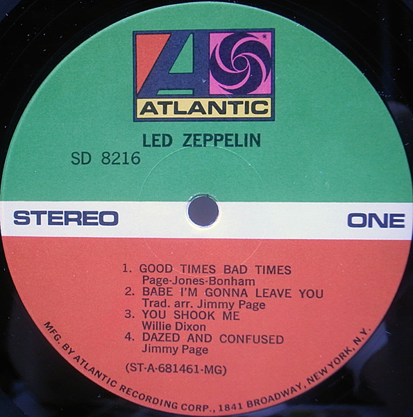 S) Led Zeppelin レッド・ツェッペリン 「 S.T. 1st 」 LPレコード US盤 SD8216 @80 (R-26)(Led  Zeppelin)｜売買されたオークション情報、Yahoo!オークション(旧ヤフオク!) の商品情報をアーカイブ公開 -  オークファン（aucfan.com）