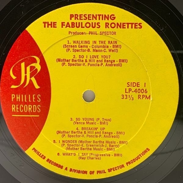 RONETTES / Presenting The Fabulous Ronettes Featuring Veronica (LP 
