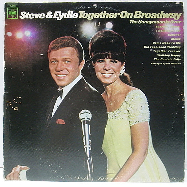 レコードメイン画像：良盤!! MONO 初回 白抜き 360 2eye USオリジナル STEVE & EYDIE Together On Broadway ('67 Columbia) スティーヴ＆イーディ