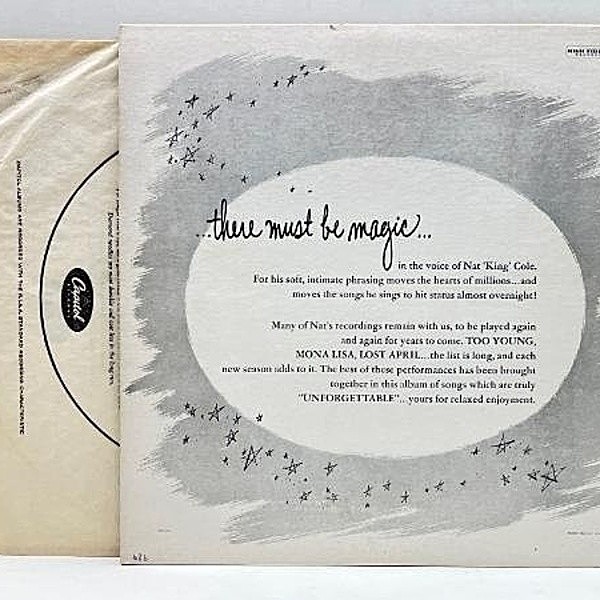 NAT KING COLE / Unforgettable (LP) / Capitol | WAXPEND RECORDS
