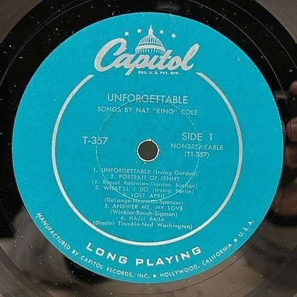 NAT KING COLE / Unforgettable (LP) / Capitol | WAXPEND RECORDS