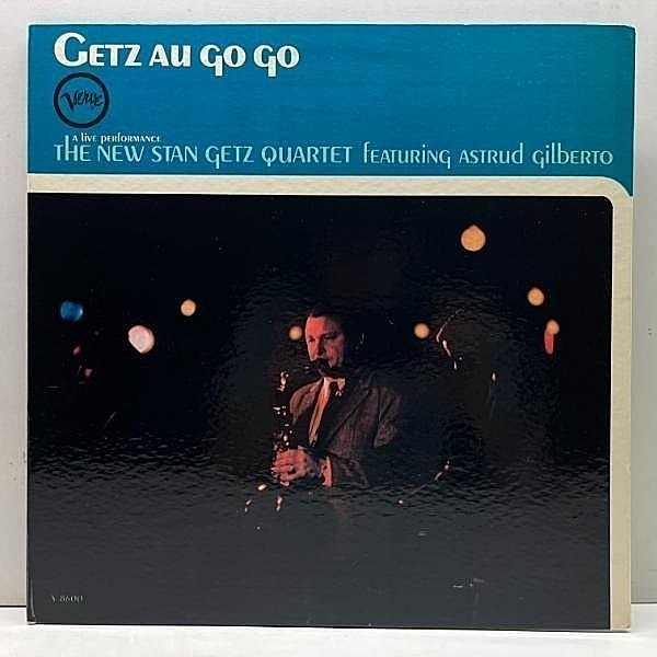 レコードメイン画像：良好!!【MONO／VANGELDER刻印／コーティング】USオリジナル STAN GETZ, ASTRUD GILBERTO Getz Au Go Go ('64 Verve) 米 初回 モノラル LP