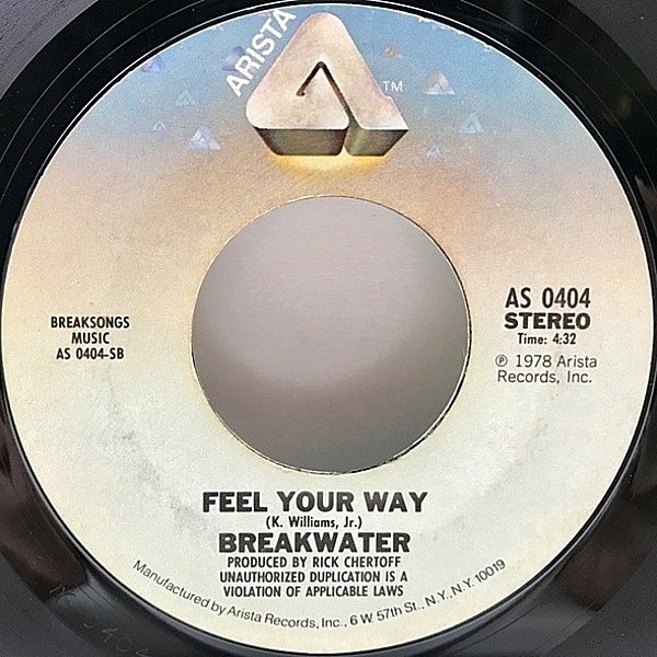 BREAKWATER / Work It Out / Feel Your Way (7) / Arista