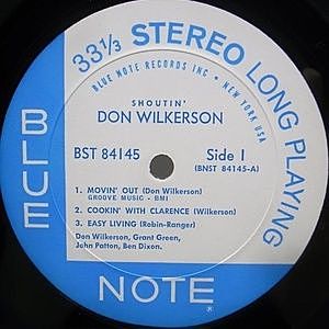 BLUE NOTEドン・ウィルカーソン/シャウティン　新品LPレコード DON WILKERSON / ドン・ウィルカーソン商品一覧｜ディスク