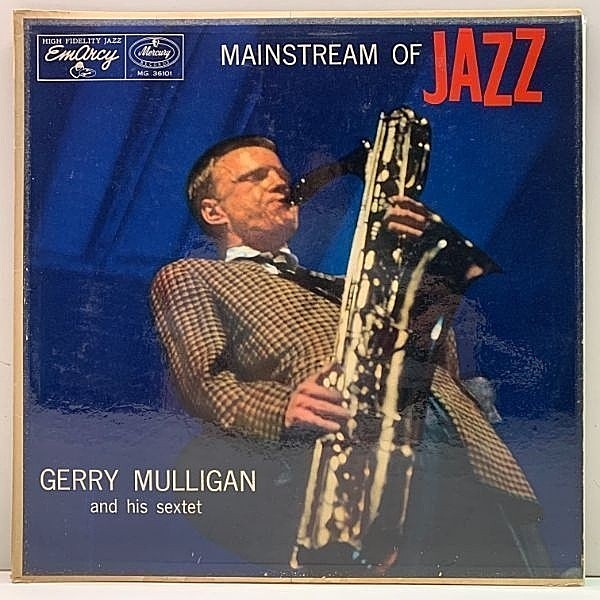 レコードメイン画像：良好!! MONO 深溝 米オリジナル GERRY MULLIGAN Mainstream Of Jazz ('56 EmArcy MG 36101) 曇り・カゼヒキ無し Zoot Sims, Bob Brookmeyer