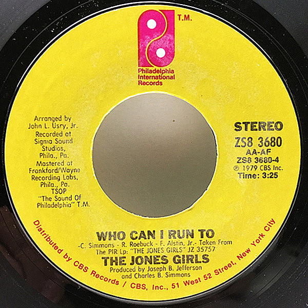 JONES GIRLS / You Gonna Make Me Love Somebody Else (7
