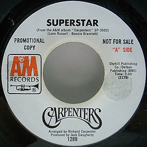 レコード画像：CARPENTERS / Superstar