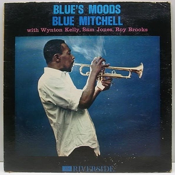 レコードメイン画像：Rare!! US 完全オリジナル MONO 青ラージ 深溝 BLUE MITCHELL Blue's Moods (Riverside RLP 336)