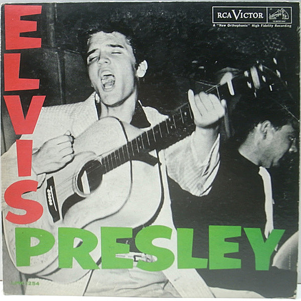 レコードメイン画像：US MONO 初期ニッパー 深溝 ELVIS PRESLEY Elvis ('56 RCA Victor) エルヴィス・プレスリー 1st デビュー 名盤