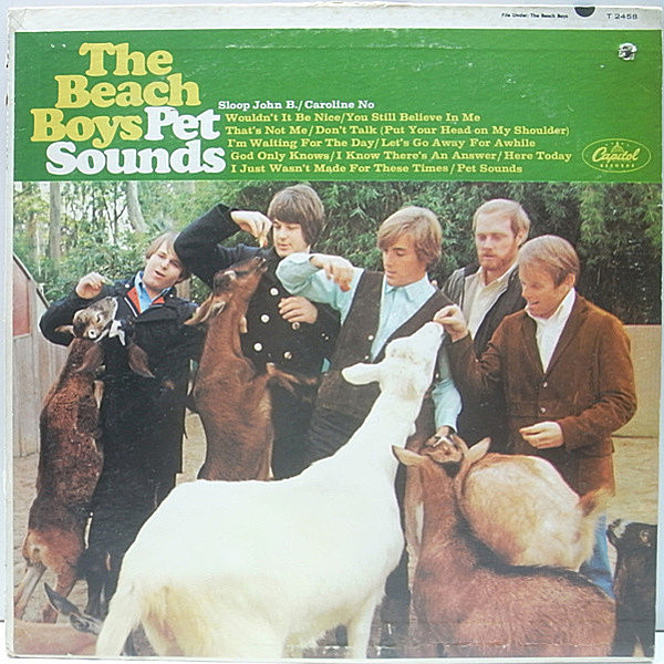 レコードメイン画像：激レア!美盤! MONO 初回 虹ツヤ USオリジナル BEACH BOYS Pet Sounds ('66 Capitol) 初版 RAINBOW モノラル 音質も抜群!!