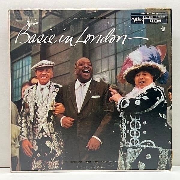 レコードメイン画像：【パーフェクト極美盤】USオリジナル MONO 初版トランペッタ 深溝 COUNT BASIE In London ('56 Verve) ベイシー・イン・ロンドン 白熱Live