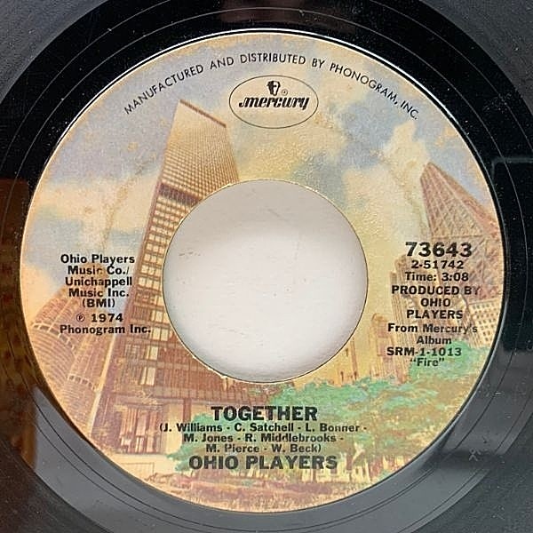 OHIO PLAYERS / Fire / Together (7) / Mercury | WAXPEND RECORDS