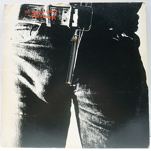 レコードメイン画像：【Andy Warhol ジッパー・特殊ジャケット】US初期 ROLLING STONES Sticky Fingers ('71 COC 59100) アンディ・ウォーホル