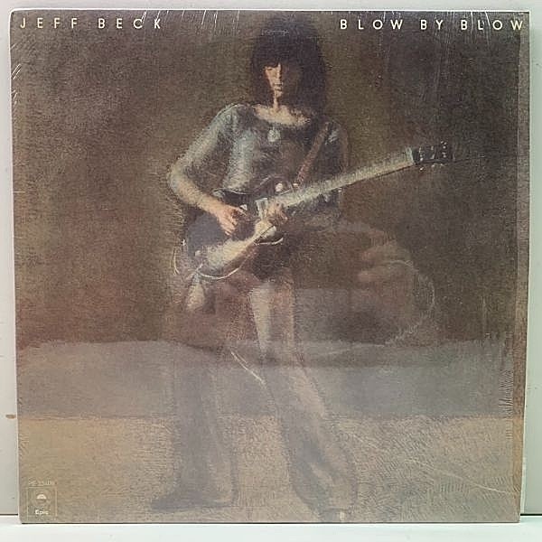 レコードメイン画像：レアなシュリンク美品!! USオリジナル 初版 PE規格 橙ラベ JEFF BECK Blow By Blow ('75 Epic) ジェフ・ベック Lp ギター・インスト 金字塔