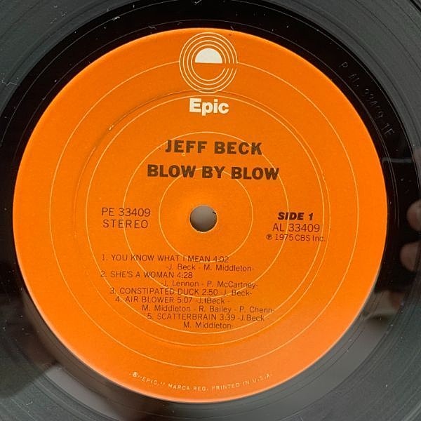 JEFF BECK / Blow by Blow (LP) / Epic | WAXPEND RECORDS