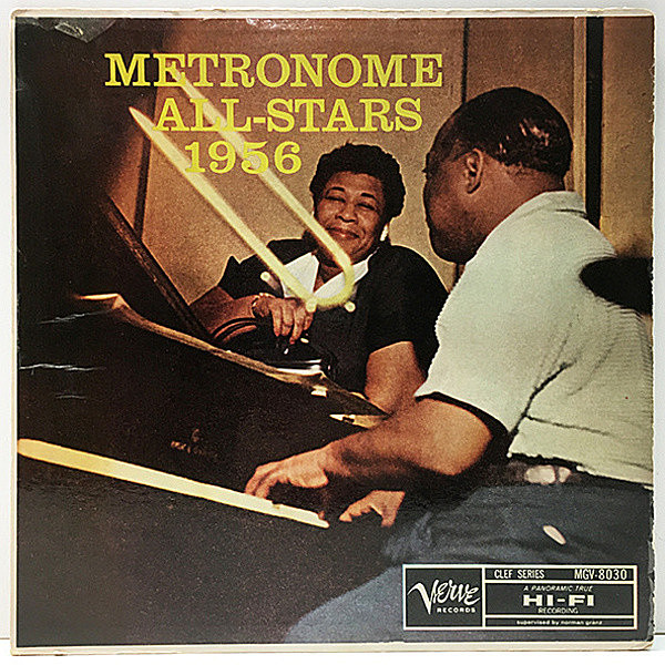 レコードメイン画像：良好盤!! MONO 黄トランペッター METRONOME ALL STARS 1956 / COUNT BASIE, ELLA FITZGERALD, GEORGE WALLINGTON etc ジャム・セッション