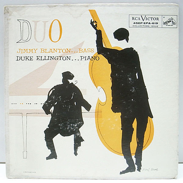 レコードメイン画像：激レア EP 4曲入り MONO オリジナル DUKE ELLINGTON / JIMMY BLANTON Duo デューク・エリントンとジミー・ブラントンの貴重なデュオ演奏！