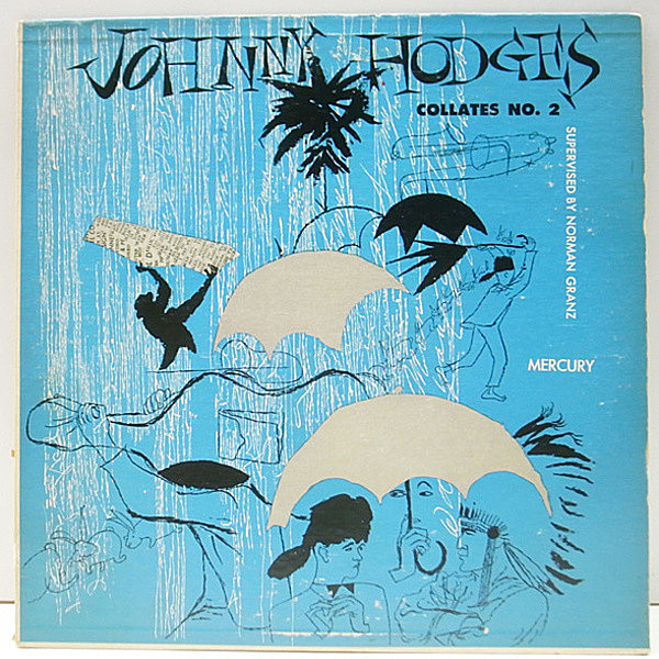 レコードメイン画像：レア!! 10インチ FLAT オリジナル JOHNNY HODGES Collates No. 2 ('53 Mercury MG C-128) Flip Phillips, Leroy Lovett, Ray Brown ほか