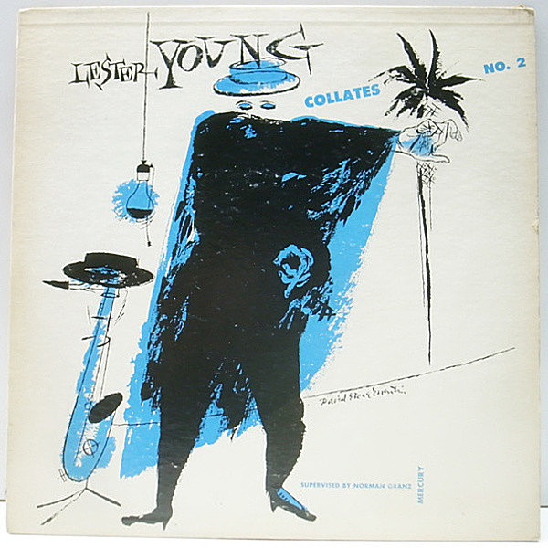 レコードメイン画像：稀少な良好品!! 10インチ FLAT オリジナル LESTER YOUNG Collates No. 2 ('53 Mercury MG C-124) プレス・ワンホーンのコンボ演奏