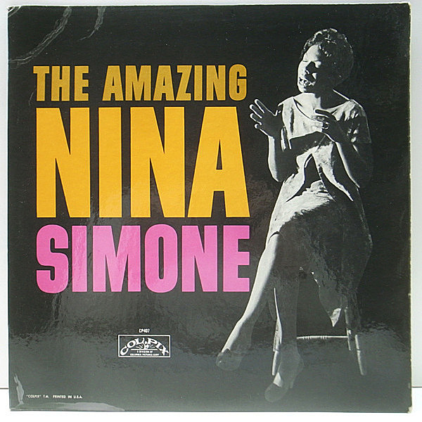 レコードメイン画像：良好!! RVG刻印 MONO 深溝 USオリジナル NINA SIMONE The Amazing ('59 Colpix) コーティング仕様 ニーナ・シモンの肖像 | 移籍第一弾 L