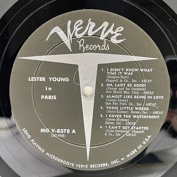 LESTER YOUNG / Lester Young In Paris (LP) / Verve | WAXPEND RECORDS