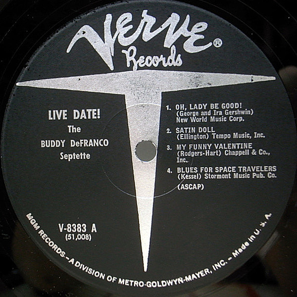ジャズレコード バディ・デフランコ 2LPセット BUDDY DeFRANCO / Live Date! (LP) / Verve | WAXPEND RECORDS