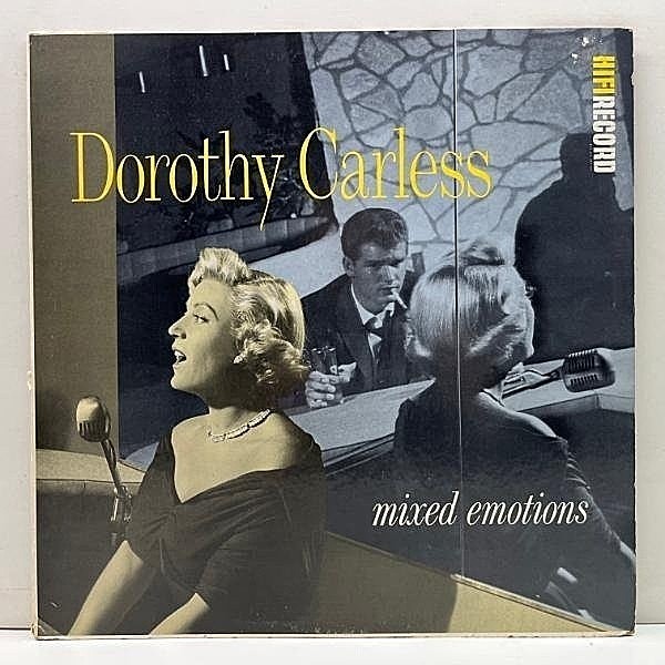 レコードメイン画像：極美盤!! USオリジナル MONO 深溝 DOROTHY CARLESS Mixed Emotions ('56 HiFi) ドロシー・カーレス 弾き語り作品