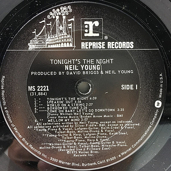 US オリジナル Neil Young Tonight's the Night Tonight's The Night CD | Neil Young US Official Store