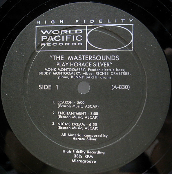 MASTERSOUNDS / The Mastersounds Play Compositions By Horace