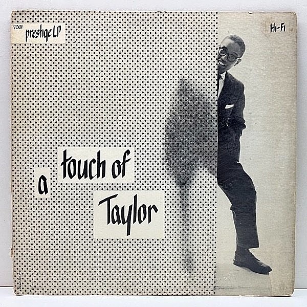 レコードメイン画像：NYC 手書きRVG 米オリジナル BILLY TAYLOR A Touch Of Taylor ('55 Prestige 7001) MONO 深溝 w/ Earl May, Percy Brice ピアノトリオ 名盤