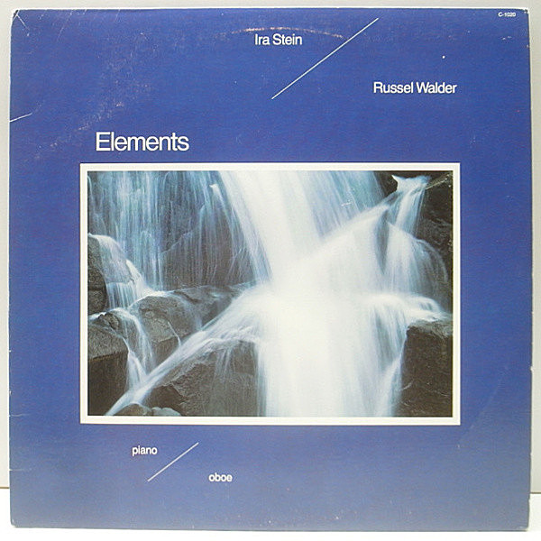 レコードメイン画像：プロモ 極美盤!! USオリジナル IRA STEIN, RUSSEL WALDER Elements ('82 Windham Hill) 神妙で美しい CONTEMPORARY・NEW AGE 傑作盤