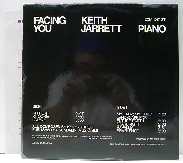 KEITH JARRETT / Facing You (LP) / ECM | WAXPEND RECORDS