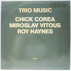 レコード画像：CHICK COREA / MIROSLAV VITOUS / ROY HAYNES / Trio Music